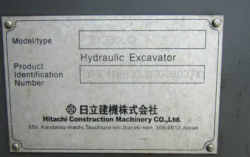 Hitachi ZX330-3 